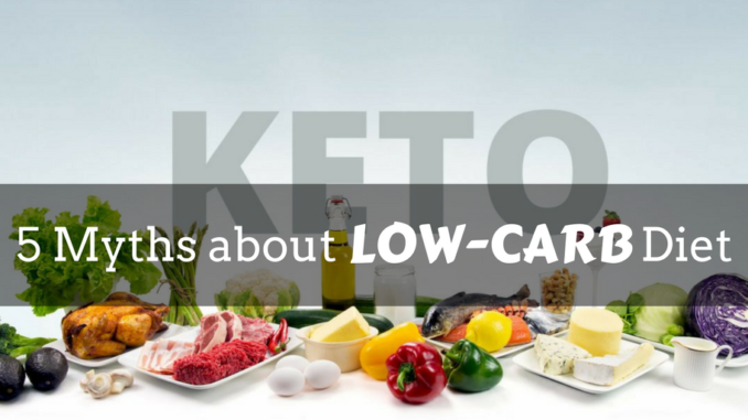 Myths About Ketogenic or Low Carb Diets